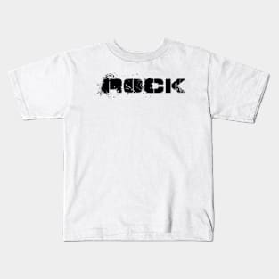 rock bold logo Kids T-Shirt